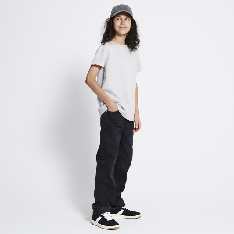 Basic tee "Andie" Grey melange 3